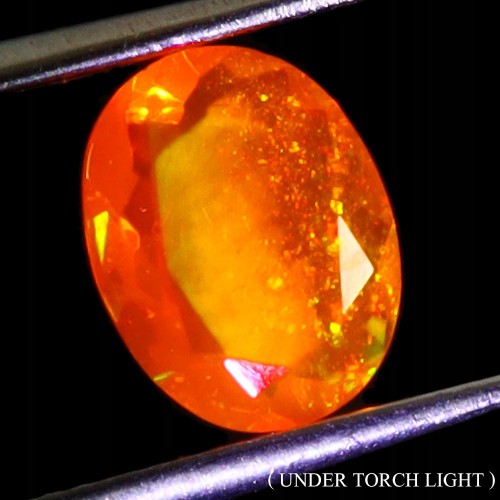 Opal ognisty pomarańczowy kamień naturalny 1.01 ct