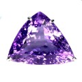 Zjawiskowy elegancki pierścionek naturalny ogromny 38 ct ametyst r 15.5 925