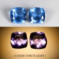 Fluoryty kamienie naturalne 2.11 ct 2 sztuki