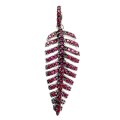 Wisiorek srebrny zjawiskowy elegancki naturalne rubiny Myanmar 925