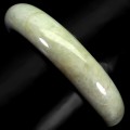 Artystyczna bransoletka 298.6 ct jadeit naturalny kamień śr. 5.5 cm