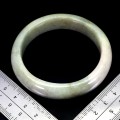 Artystyczna bransoletka 298.6 ct jadeit naturalny kamień śr. 5.5 cm