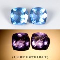Fluoryty kamienie naturalne 1.84 ct 2 sztuki