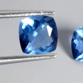 Fluoryty kamienie naturalne 1.84 ct 2 sztuki