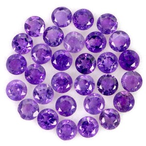Ametysty kamienie naturalne 30 sztuk 4.57 ct