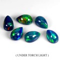 Opale czarne 4.16 ct kamienie naturalne 6 sztuk