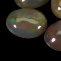 Opale ogniste 4.24 ct kamienie naturalne 4 sztuki