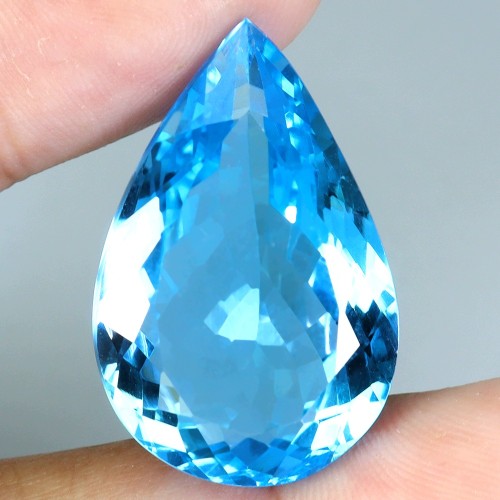 Swiss blue topaz duży kamień naturalny 26.13 ct