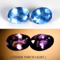 Fluoryty kamienie naturalne 2.48 ct 2 sztuki