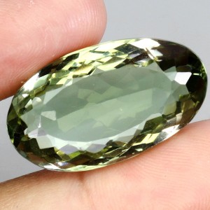 Zielony prasiolit kamień naturalny 19.31 ct