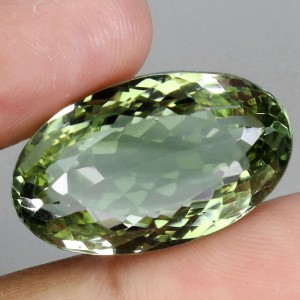 Zielony prasiolit kamień naturalny 17.19 ct