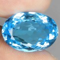 Swiss blue topaz kamień naturalny 18.2 ct