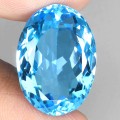 Swiss blue topaz kamień naturalny 18.2 ct
