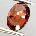 Cyrkon pomarańczowy kamień naturalny Tanzania 1.2 ct