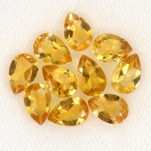 Cytryny kamienie naturalne 4.17 ct 10 sztuk