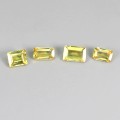 Szafiry żółte Australia kamienie naturalne 1.19 ct 4 sztuki