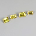 Szafiry żółte Australia kamienie naturalne 1.19 ct 4 sztuki