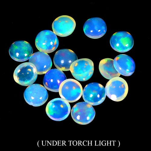 Opale ogniste 5.33 ct kamienie naturalne 18 sztuk