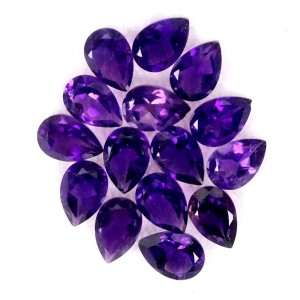 Ametysty kamienie naturalne 15 sztuk 6.65 ct