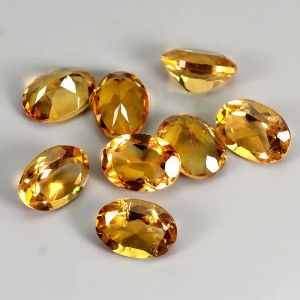 Cytryny kamienie naturalne 6.54 ct 8 sztuk