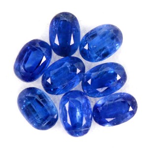 Kianity kamienie naturalne 5.34 ct 8 sztuk