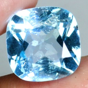 Sky blue topaz kamień naturalny 6.9 ct