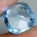 Sky blue topaz kamień naturalny 6.9 ct
