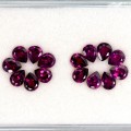 Granaty rodolity kamienie naturalne 15 sztuk 5.52 ct