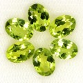 Oliwiny 6 sztuk kamienie naturalne 4.53 ct
