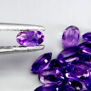 Ametysty kamienie naturalne 25 sztuk 5.31 ct