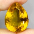 Cytryn kamień syntetyczny 28.5 ct 20 x 16 x 13.5 mm