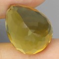 Cytryn kamień syntetyczny 28.5 ct 20 x 16 x 13.5 mm