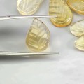 Cytryny rzeźbione kamienie naturalne 50.32 ct 16 sztuk liście
