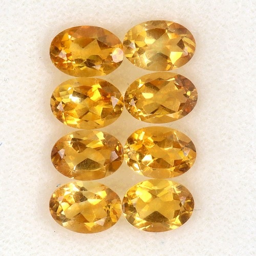 Cytryny kamienie naturalne 5.06 ct 8 sztuk