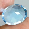 Sky blue topaz kamień naturalny 4.18 ct
