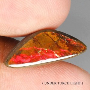 Amolit ammolit kamień naturalny 7.65 ct 21 x 8 mm