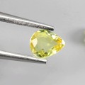 Szafiry żółte Australia kamienie naturalne 0.61 ct 2 sztuki