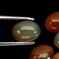 Opale ogniste 5.2 ct kamienie naturalne 5 sztuk