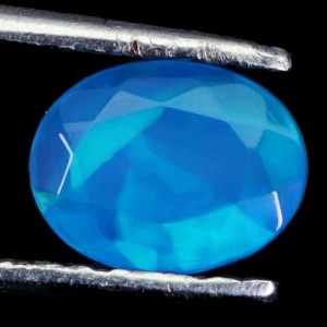 Opal ognisty niebieski kamień naturalny 1 ct