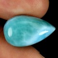 Larimar kamień naturalny 14.57 ct 20 x 12 x 7 mm