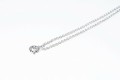 Srebrny naszyjnik diamenty 0.05ct