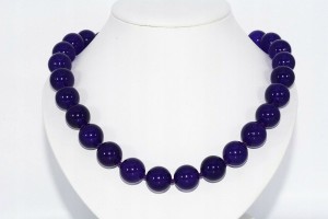 Złoty 14k naszyjnik chalcedony 295.50ct