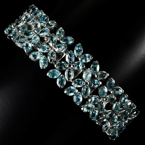 925 bransoletka naturalne cyrkony certyfikat 3