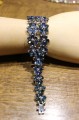 925 bransoletka naturalne szafiry certyfikat