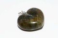 Złoty wisiorek naturalny diament labradoryt