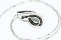 Naszyjnik naturalne diamenty 0.10 ct certyfikat