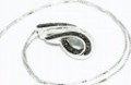 Naszyjnik naturalne diamenty 0.10 ct certyfikat
