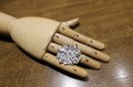 Broszka oliwiny szafir paw 925 srebro