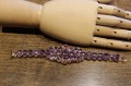 Silver bracelet amethyst 925 sapphires 3 IF