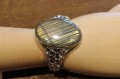 925 silver labradorite bracelet aquamarine 